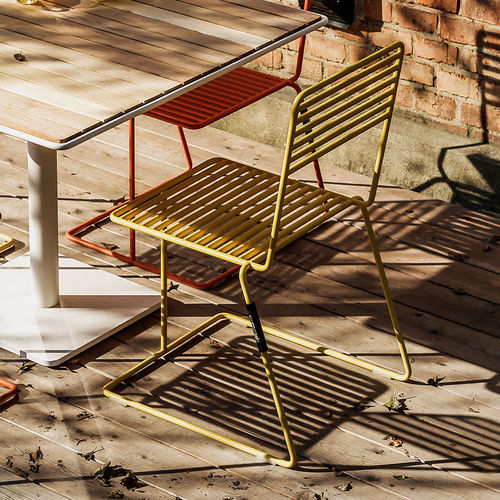 Contemporary chair - TINA KL100 - egoé - outdoor / steel / steel base