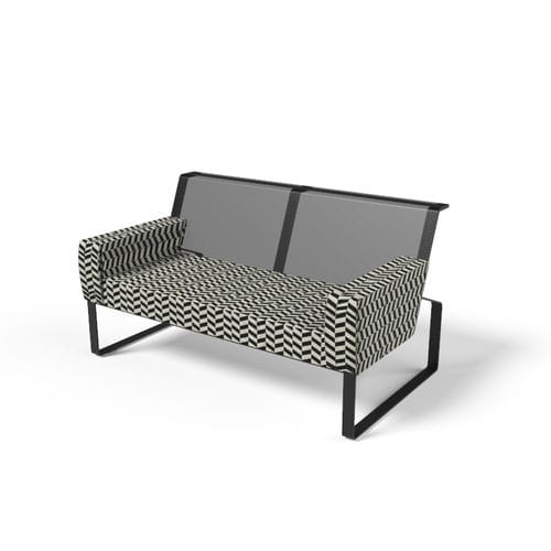 Contemporary sofa - Moja MO1201 - egoé - outdoor / fabric / white