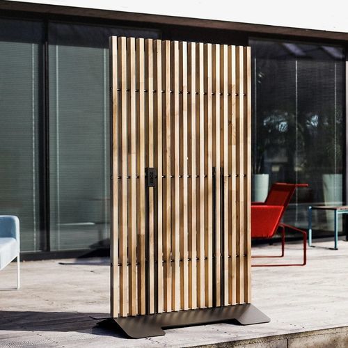Acacia screen wall - M2-MAR110 - egoé - galvanised steel / thermo-lacquered steel / for restaurant