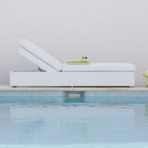 Contemporary sun lounger - CHILLED RECLINABLE - GreenDesign - Batyline® / aluminum / garden