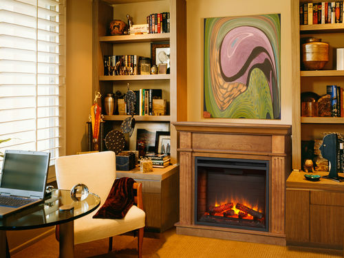Electric fireplace - SIMPLIFIRE CRESTWOOD - Harman Stoves - free-standing / Single-sided / closed hearth