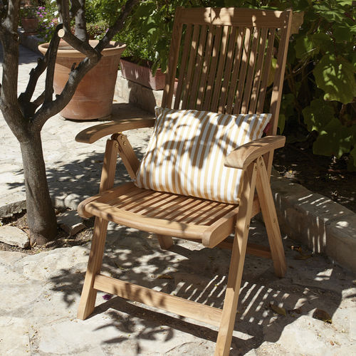 Chair cushion - SKAGERAK - BARRIERE - Paustian - exterior / rectangular / striped