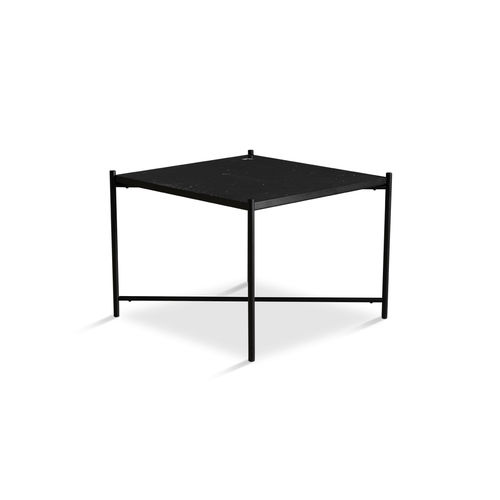 Contemporary coffee table - 60 - Handvark - metal / marble / square
