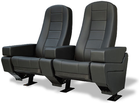 Polyurethane cinema seating - ALESSANDRIA - Mobiliario, S.A de C.V.