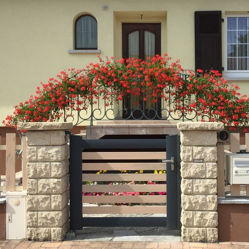 Aluminum garden gate - NOUGAT - La Clôture Française - PVC