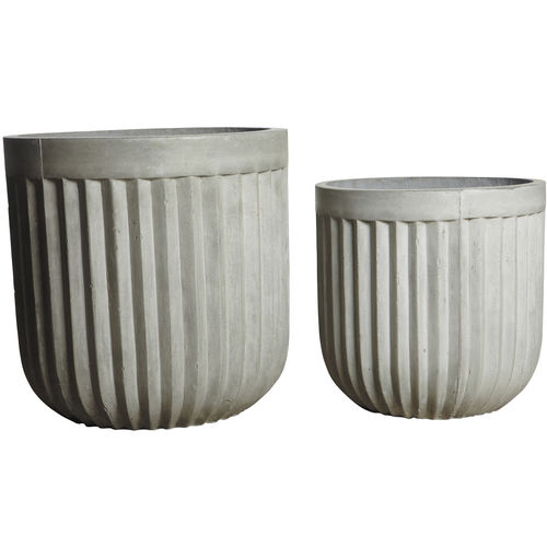Concrete plant pot UN0100 house doctor conical