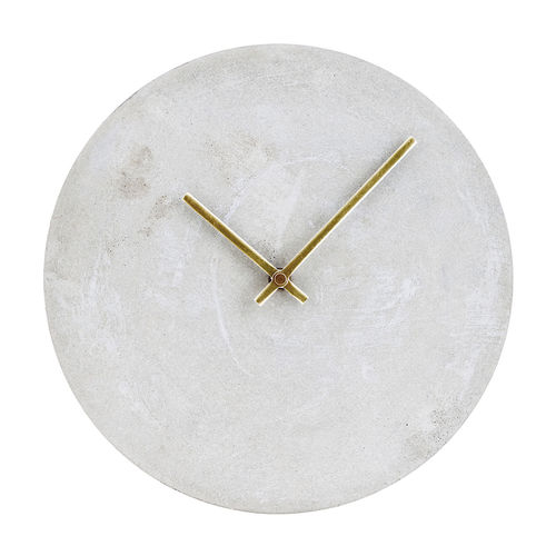 Contemporary clock - CS0822 - house doctor - wall-mounted / analog / aluminum