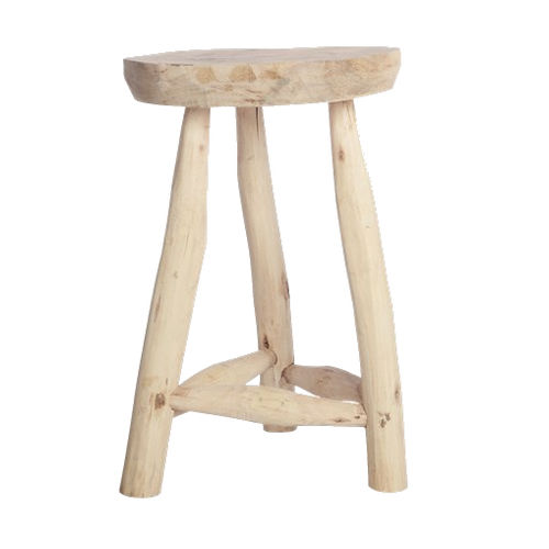 Contemporary stool - BR0132 - house doctor - wooden / 3-legged