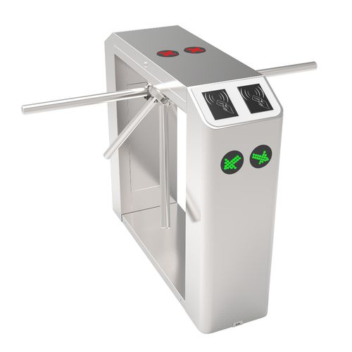 Tripod turnstile - TS2200 - ZKTeco - for access control / stainless steel