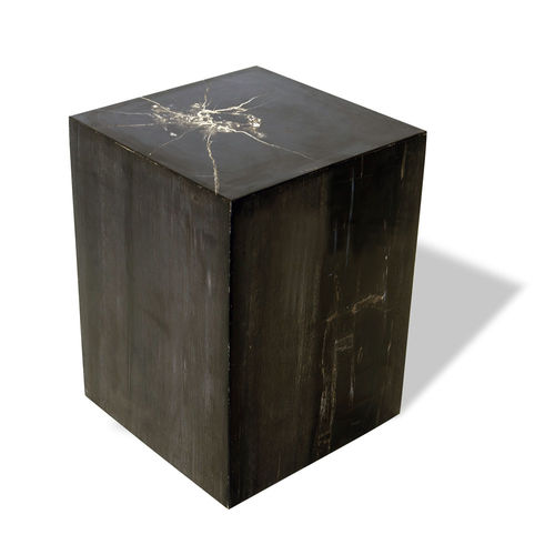 Contemporary stool - SKU: 259	 - Unik - petrified wood / commercial / outdoor
