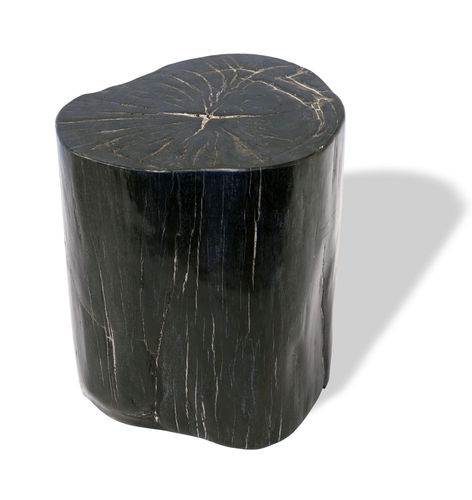 Contemporary stool - SKU: 254 - Unik - petrified wood / commercial / outdoor