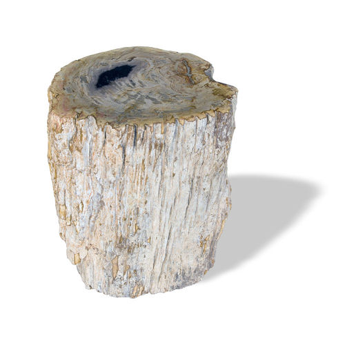 Contemporary stool - SKU: 517 - Unik - petrified wood / commercial / outdoor