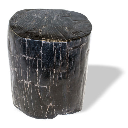 Contemporary stool - SKU: 519 - Unik - petrified wood / commercial / outdoor