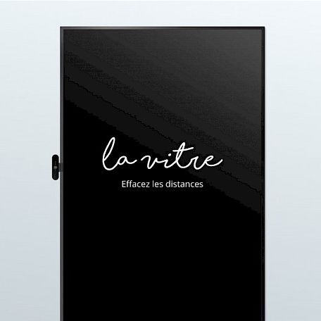 Public space information screen - LA VITRE - WAVEinside