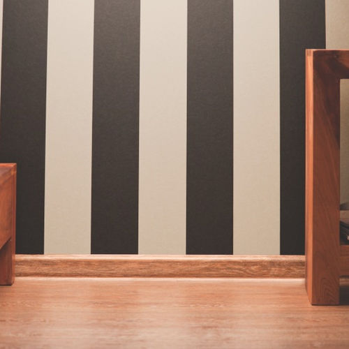 Wooden baseboard - MAGNUM - VOX - rectangular / for electrical wiring