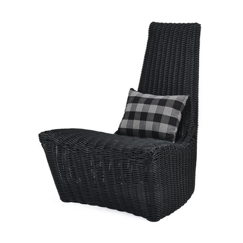 Contemporary armchair - ORANA : J06CH-0003 - Corner 43 Decor - aluminum / synthetic rattan / outdoor