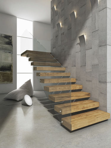 Concrete tile - RAMPA - itaibaron - 3D / indoor / wall