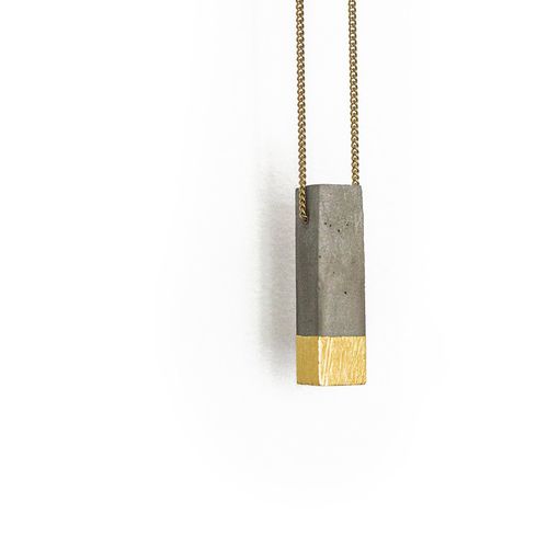 Pendant lamp - [P1] - GantLights - concrete / contemporary / corded
