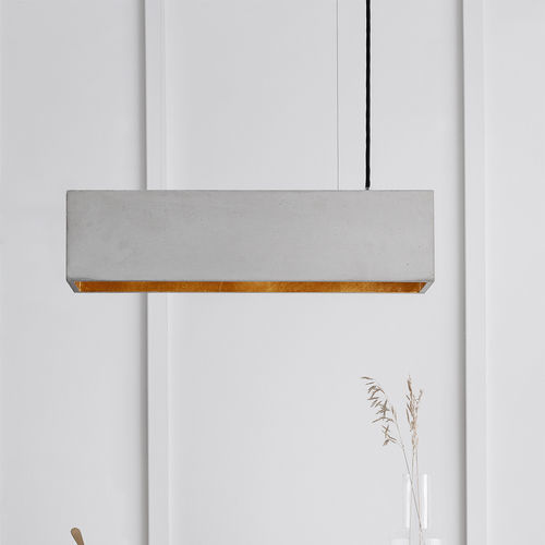 Pendant lamp - [B4] - GantLights - concrete / minimalist design / corded