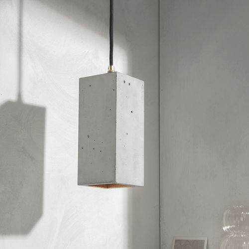 Pendant lamp - [B2] - GantLights - concrete / minimalist design / corded