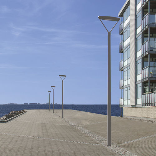 Urban lamp post - VICTORY - SG LIGHTING - contemporary / aluminum / stainless steel