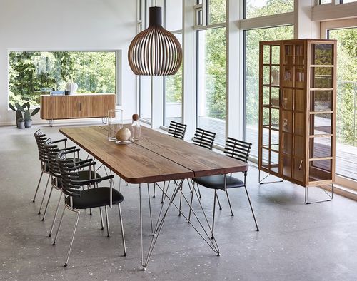 Contemporary dining table - GM 3300 Plank De Luxe - Naver Collection - solid wood / ash / MDF