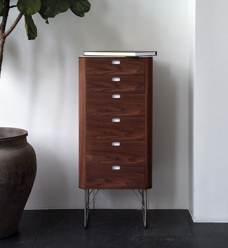 Contemporary chiffonier - AK 2420 - Naver Collection - oak / walnut / ash
