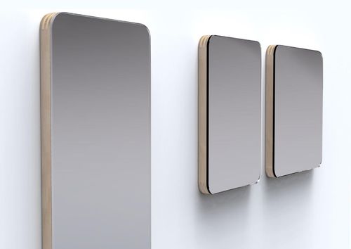 Wall-mounted mirror - AK 6-14  - Naver Collection - contemporary / rectangular / square