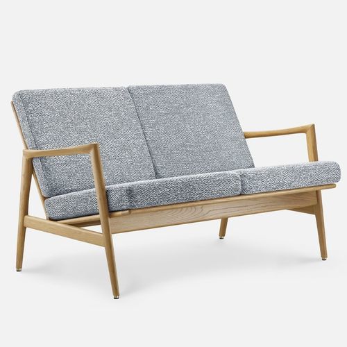 Contemporary sofa - STEFAN  - 366 Concept - textile / leather / cushion