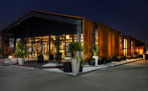 Modular building - NARLI BAHCE RESIDENCES SALES OFFICE - APEC Smart Steel Structures - steel / steel framing / for restaurant
