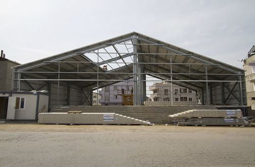 Precast warehouse - MIPASAN - APEC Smart Steel Structures - galvanised steel