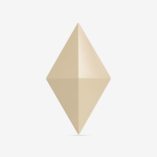 Bronze room divider - FACET - Bloomming - for open plan areas / for living rooms / beige
