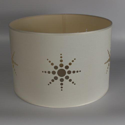 Contemporary lampshade - T019 - IPSILON PARALUMI - fabric / handmade / fire-rated