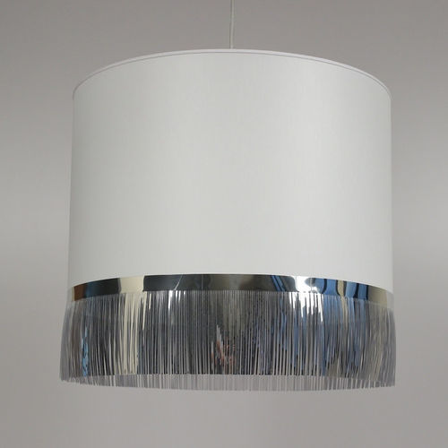 Pendant lamp - M022 - IPSILON PARALUMI - chrome / silk / PVC