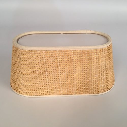 Contemporary lampshade - M033 - IPSILON PARALUMI - straw / handmade / custom-made