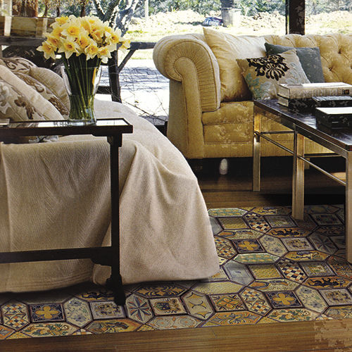 Indoor tile - CONTE OF FIRENZE LOSANGA - SCIANNA CERAMICHE - floor / ceramic / rustic