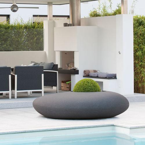 Polyethylene planter - STORUS I - Degardo GmbH - oval / custom / illuminated