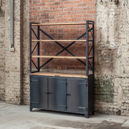 High sideboard - PX 3 - NOODLES NOODLES & NOODLES CORP. - contemporary / wooden / with shelf