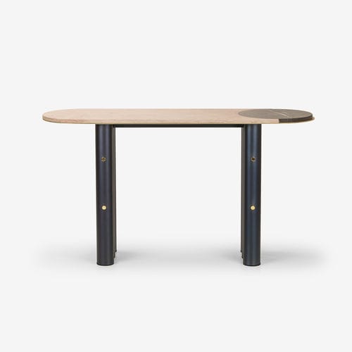 Contemporary sideboard table - ELEPHANT - MINGARDO - marble / granite / stainless steel base