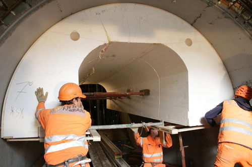 Circular formwork - VAULTS - Arbloc srl - beam / single-sided / polystyrene