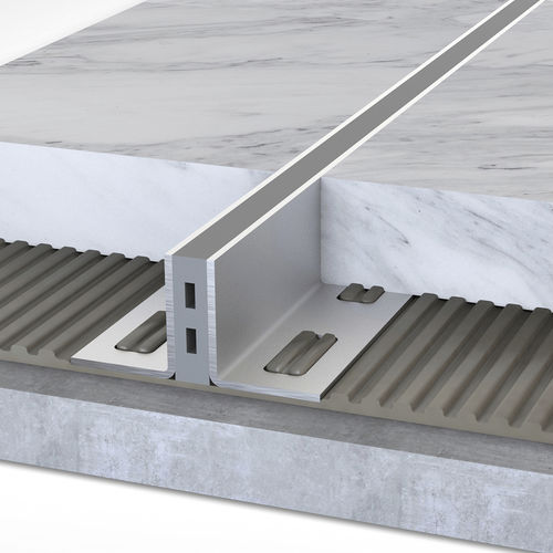 Elastomeric expansion joint DP01 series ARFEN aluminum / for