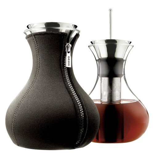 Neoprene® teapot - eva solo - silicone / stainless steel / borosilicate glass