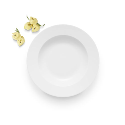 Soup plate - PASTA - eva solo - round / porcelain / for gourmet restaurants