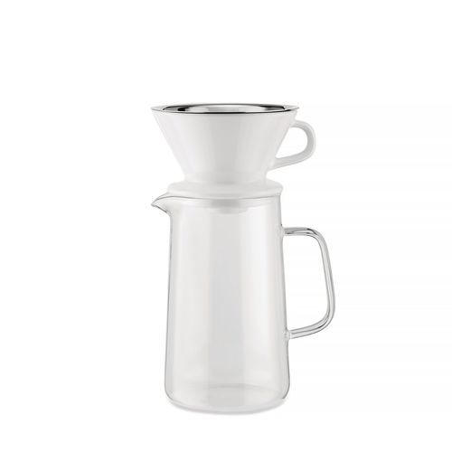 Porcelain pitcher - KT01S1 - ALESSI S.P.A. - commercial