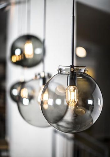 Pendant lamp - COPPOLA - Ruben Lighting - glass / contemporary / corded