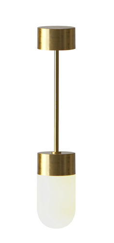 Contemporary ceiling light - VOX - Ruben Lighting - round / glass / brass