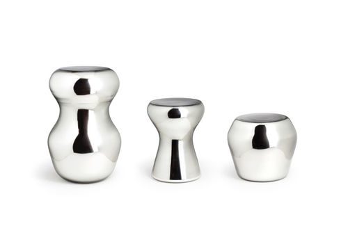 Contemporary side table - ONE TO THREE - Verreum - blown glass / home / indoor