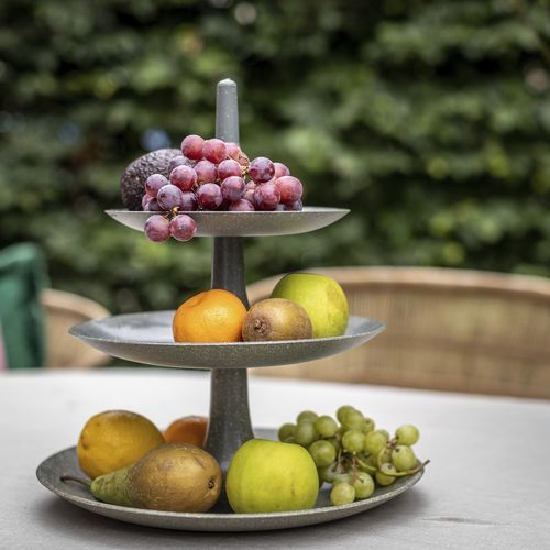 Food display rack - BABELL L - Koziol - free-standing / recycled plastic / 2-shelf