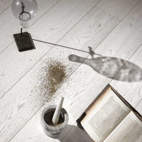 Engineered parquet floor - BIANCO + BIANCO - ORIGINAL PARQUET - bleached oak / matte / floating