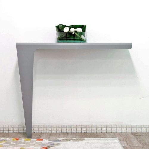 Contemporary sideboard table - LAMA - MEME DESIGN - metal / metal base / rectangular